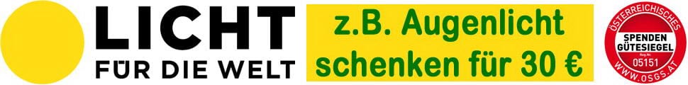 Augenlicht schenken für 30 Euro